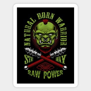 Raw Power Warrior Magnet